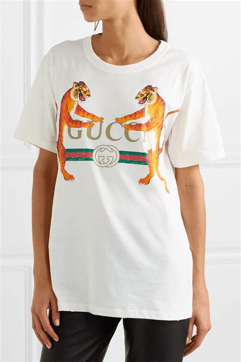 gucci two tiger t shirt|gucci tiger t shirt men.